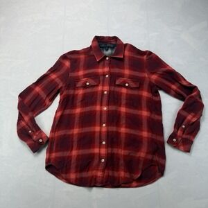 GAP x Pendleton Women's Red Plaid Button Shirt Rayon Medium